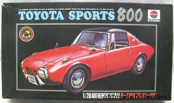 Nitto 1/20 Toyota Sports 800 - Motorized, 461-1000 plastic model kit